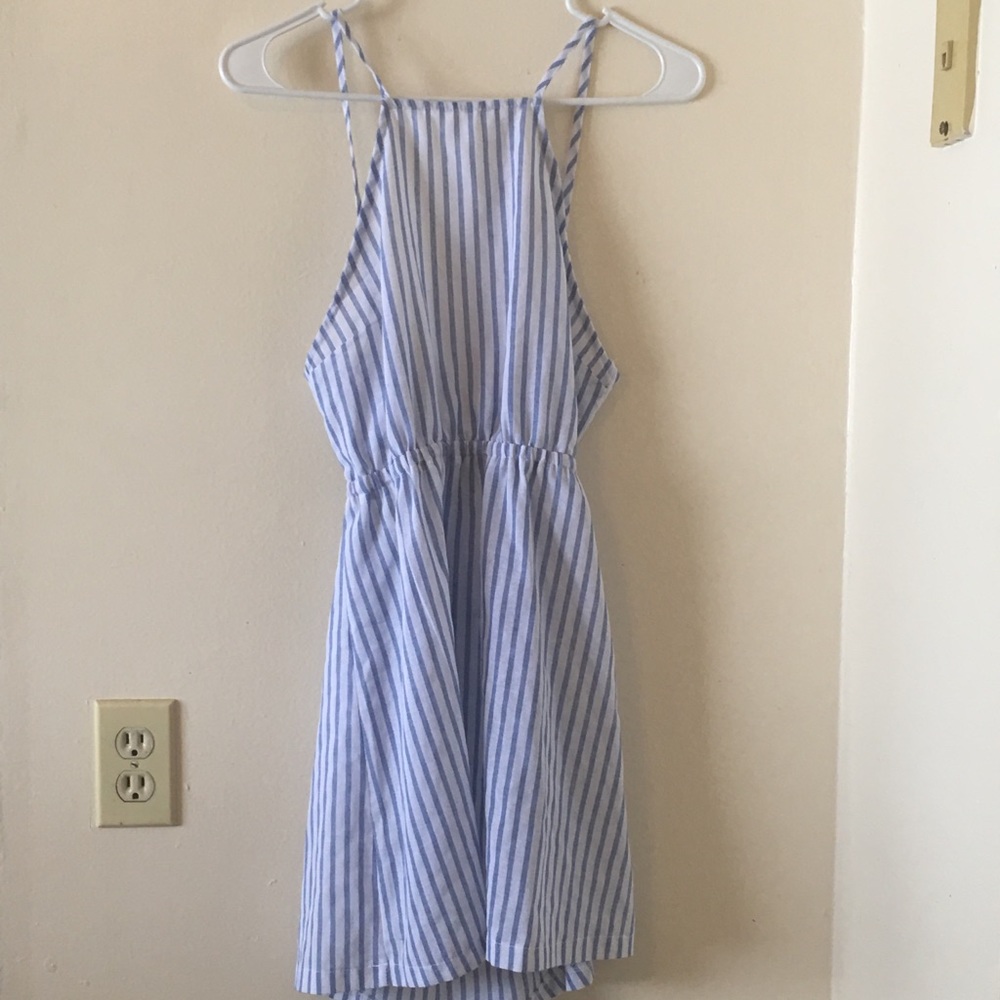 Mini Dress | Blue & White Striped [5 for $10]